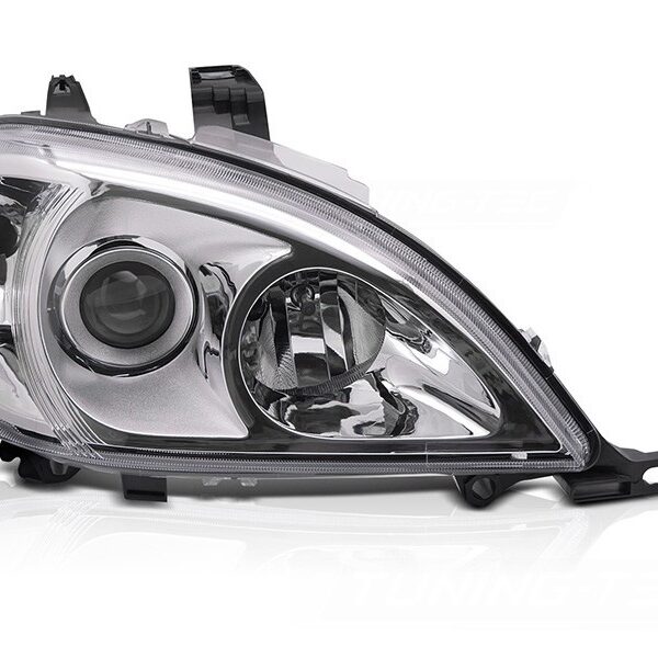 Десен рефлекторен фар за Mercedes ML W163 2001-2005 с хром основа
