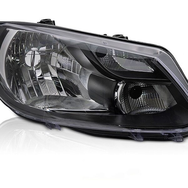 Десен рефлекторен фар за Volkswagen Caddy 2011-2014 с черна основа