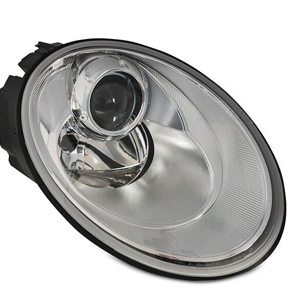 Десен фар за Volkswagen New Beetle 2006-2012 с хром основа