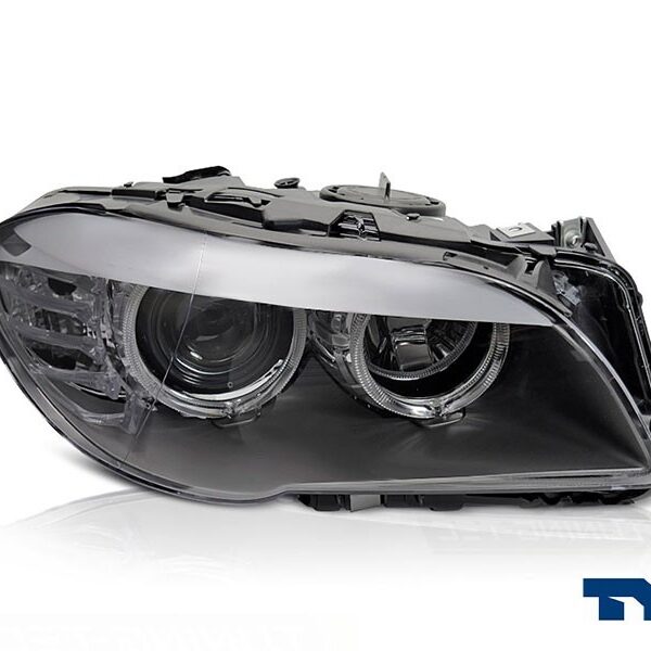 Десен халогенен фар за BMW серия 5 F10 седан, F11 комби 2010-2013, хром основа