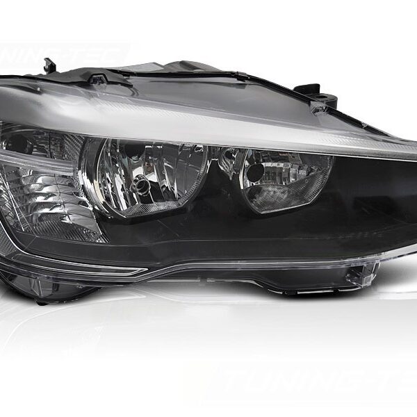 Десен рефлекторен фар за BMW X3 F25 LCI 2014-2017 с черна основа