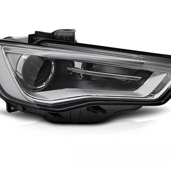 Десен ксенонов фар за Audi A3 8V 2012-2016 с черна основа