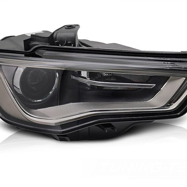 Десен ксенонов фар за Audi A3 8V 2012-2016 с черна основа