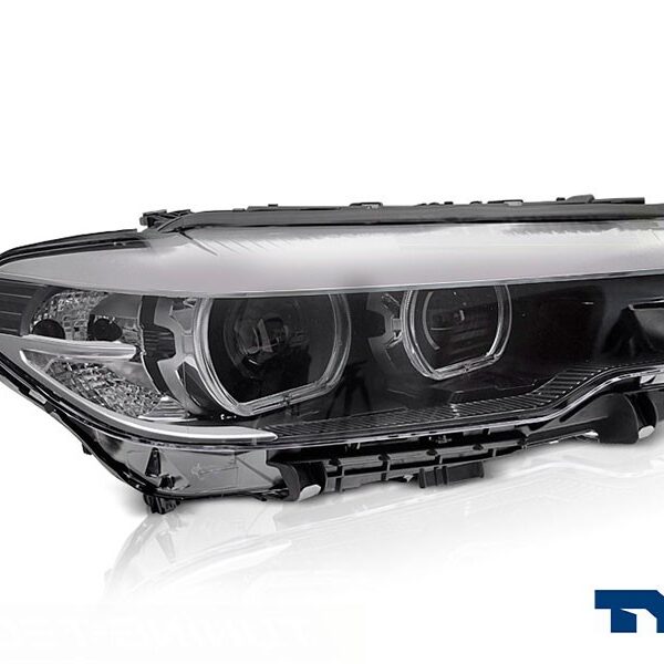 Десен LED фар за BMW серия 5 G30 седан, G31 комби 2017-2020, хром основа