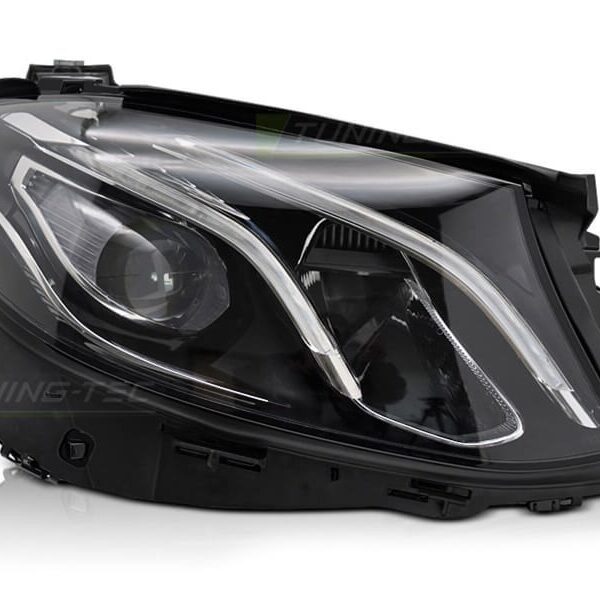 Десен LED фар за Mercedes Е класа W213 седан, комби 2016-2019 с черна основа