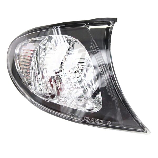 Десен бял мигач с черна рамка за BMW серия 3 E46 седан/комби 2001-2005