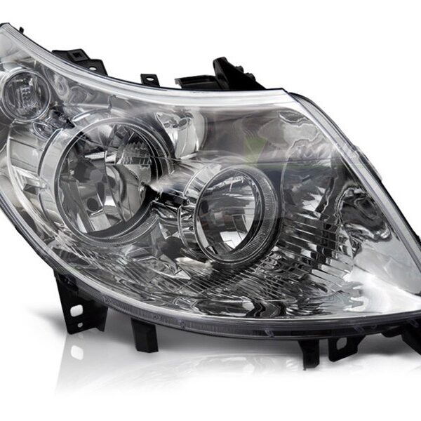 Десен рефлекторен фар за Citroen Jumper, Peugeot Boxer, Fiat Ducato 2006-2010 с хром основа