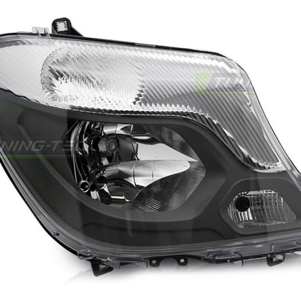 Десен рефлекторен фар за Mercedes Sprinter W906 2013-2018 с черна основа