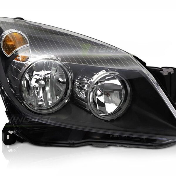 Десен рефлекторен фар за Opel Astra H 2004-2009 с черна основа