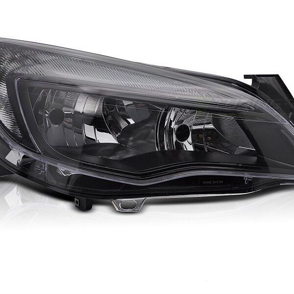 Десен рефлекторен фар за Opel Astra J 2010-2015 хечбек, седан, комби с черна основа