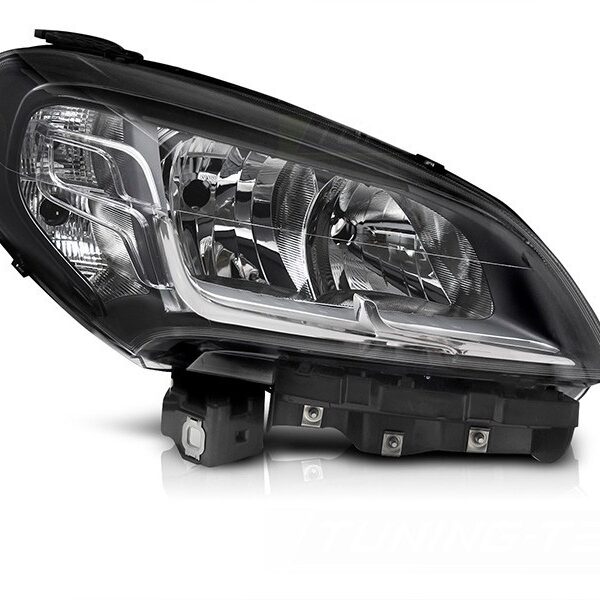 Десен рефлекторен фар за Fiat Doblo 2014-2022 с черна основа