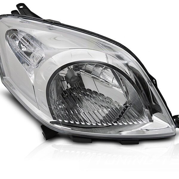 Десен рефлекторен фар за Fiat Fiorino 2007-2020, Qubo 2008-2020, Citroen Nemo, Peugeot Bipper 2007-2017 с хром основа