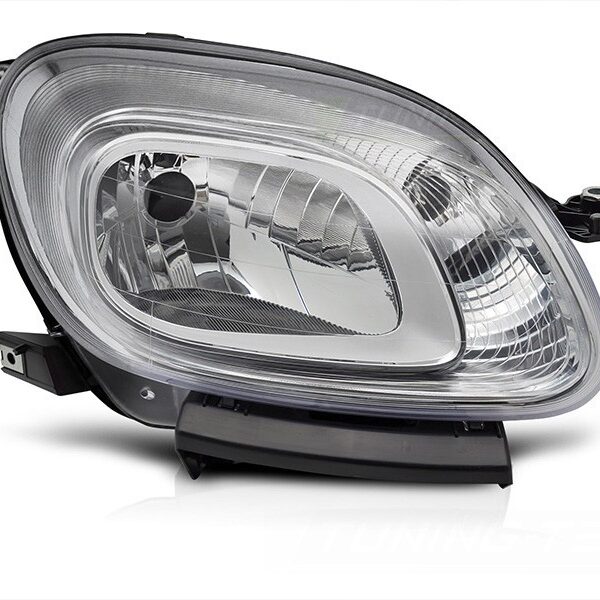 Десен рефлекторен фар за Fiat Panda след 2012 година с хром основа