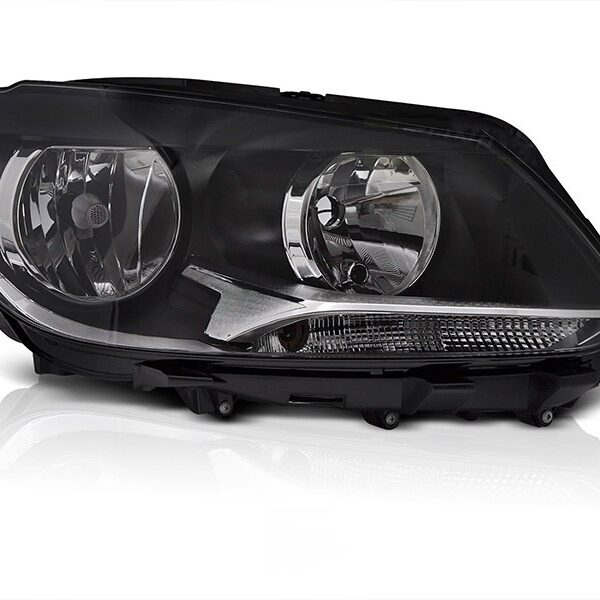 Десен рефлекторен фар за Volkswagen Caddy 2011-2014, Touran 2010-2015 с черна основа