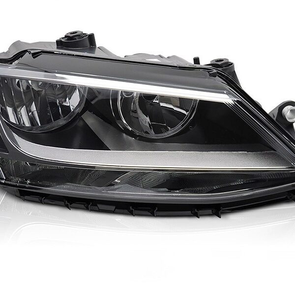 Десен рефлекторен фар за Volkswagen Jetta 2011-2014 с черна основа