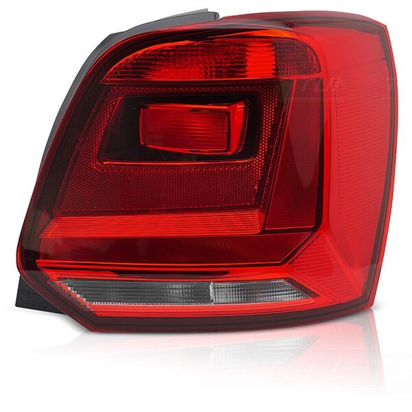 Десен стоп за Volkswagen Polo хечбек 2014-2017 с червена основа