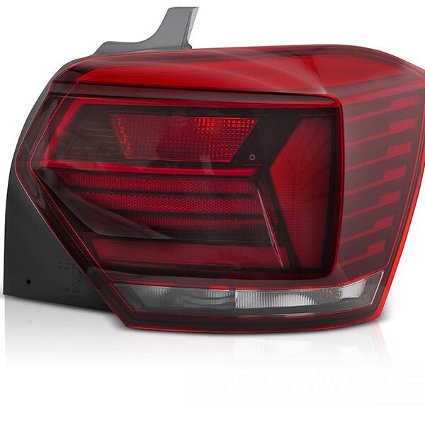 Десен стоп за Volkswagen Polo хечбек 2017-2021 с червена основа