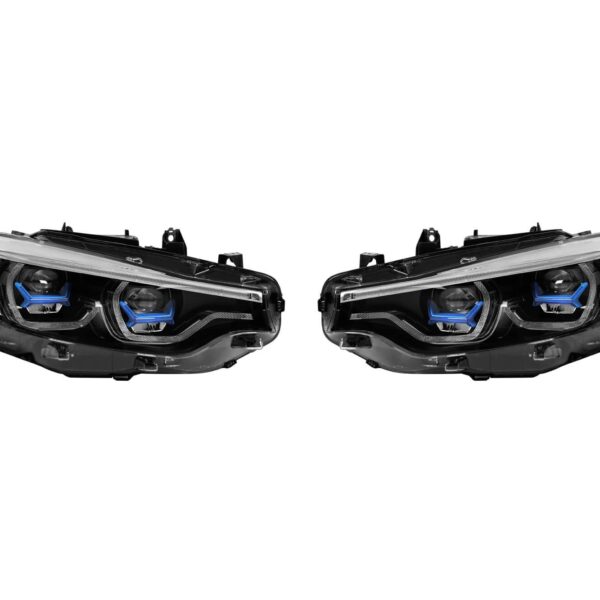 Комплект LED фарове тип X-laser за BMW серия 4 F32, F33, F36 2013-2016 за модела с фабрични ксенонови фарове