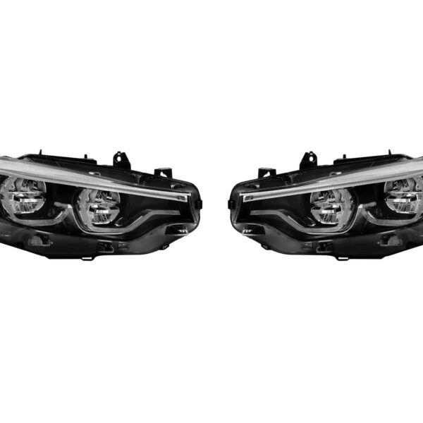 Комплект LED фарове тип X-laser за BMW серия 4 F32, F33, F36 2017-2019 за модела с фабрични LED фарове