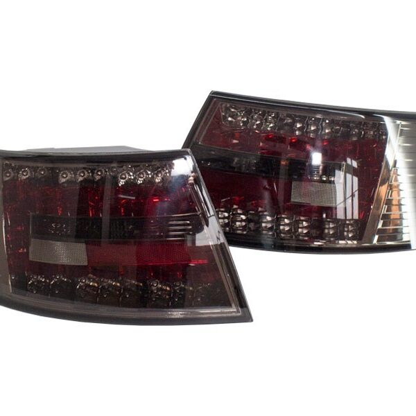 Комплект тунинг LED стопове за Audi A6 2004-2008 седан изцяло опушен , ляв и десен
