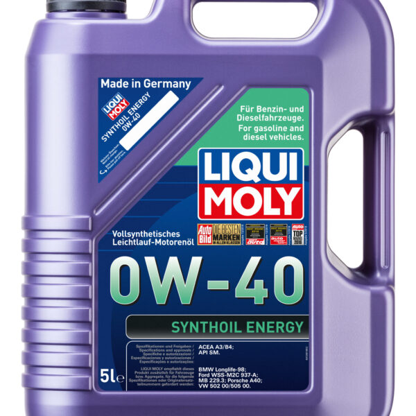 LIQUI MOLY SYNTHOIL ENERGY 0W40 (1361) (9515) 5L