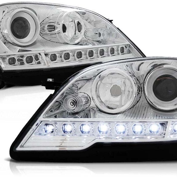 Комплект тунинг фарове за MERCEDES W164 ML M-KLASA след 2008 година, ляв и десен