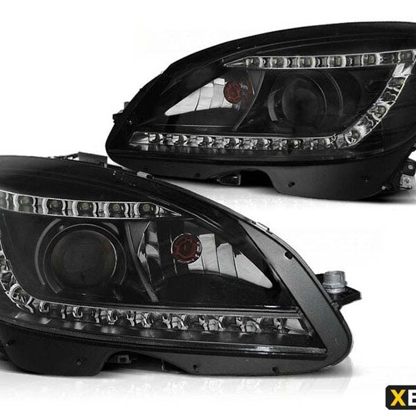 Комплект тунинг ксенонови фарове за MERCEDES W204 C-KLASA 2007-2010 , ляв и десен