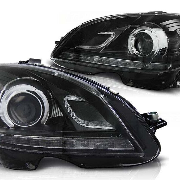 Комплект тунинг фарове за MERCEDES W204 C-KLASA 2007-2010 , ляв и десен