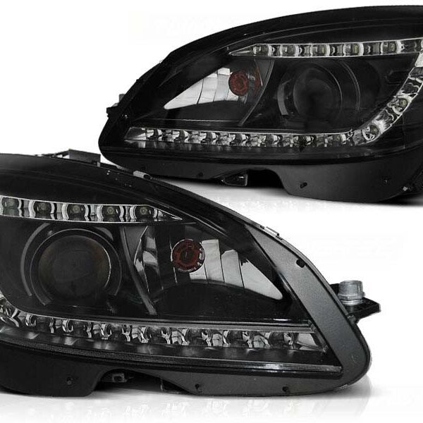Комплект тунинг фарове за MERCEDES W204 C-KLASA 2007-2010 , ляв и десен