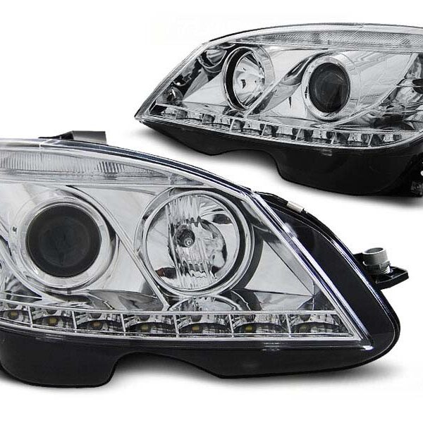 Комплект тунинг фарове за MERCEDES W204 C-KLASA 2007-2010 , ляв и десен