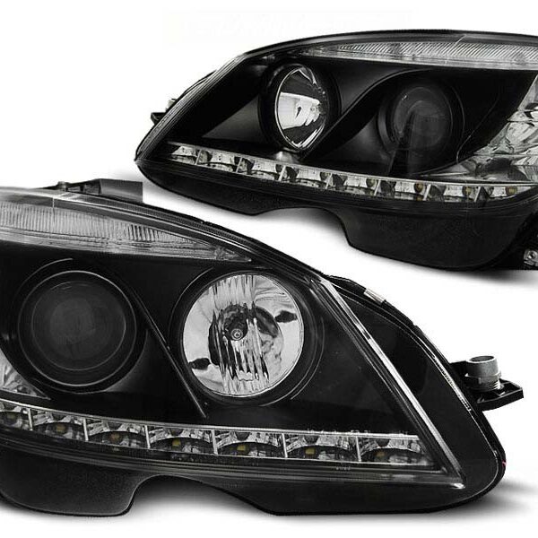 Комплект тунинг фарове за MERCEDES W204 C-KLASA 2007-2010 , ляв и десен