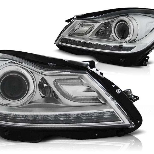Комплект тунинг фарове за MERCEDES W204 C-KLASA 2011-2014 , ляв и десен