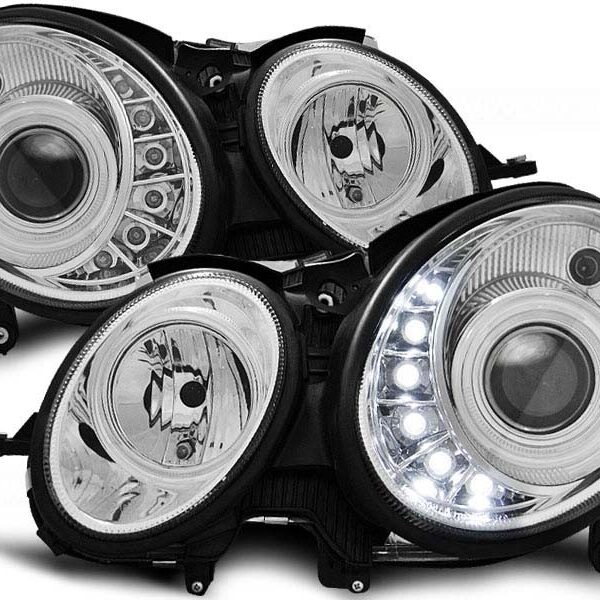 Комплект тунинг фарове за MERCEDES W211 E-KLASA 05.2006-2009 , ляв и десен