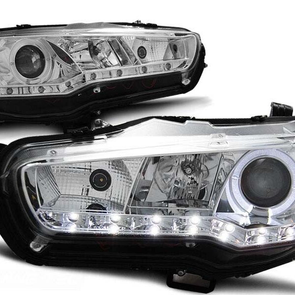 Комплект тунинг фарове за MITSUBISHI LANCER 8 след 2008 година, ляв и десен