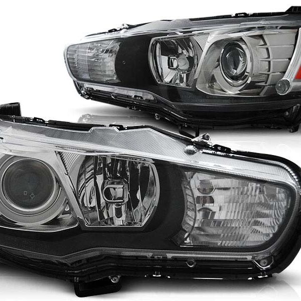 Комплект тунинг фарове за MITSUBISHI LANCER 8 след 2008 година, ляв и десен