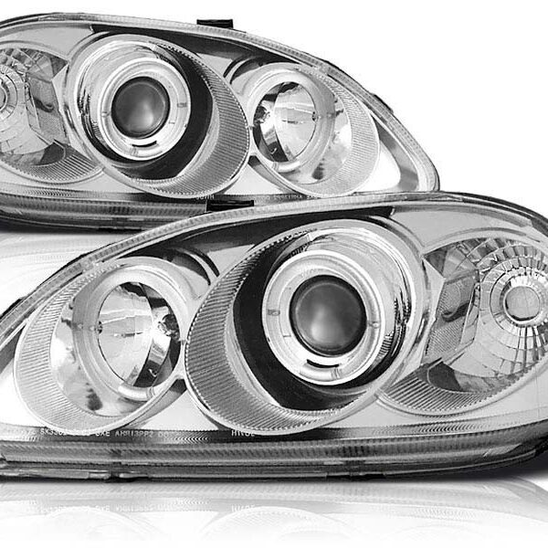Комплект тунинг фарове за Honda Civic 09.1995-02.1999 с хром основа , ляв и десен