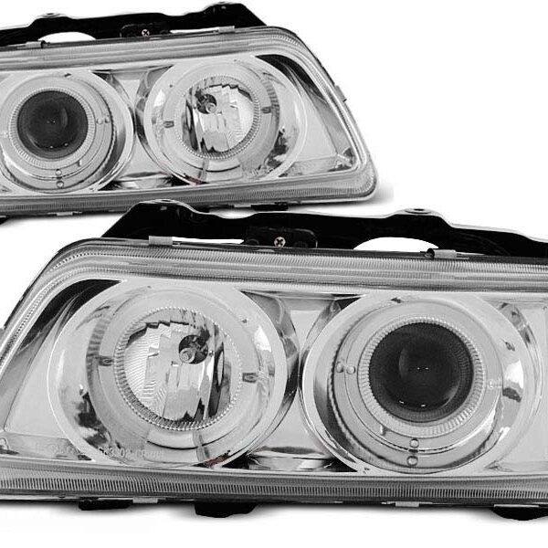 Комплект тунинг фарове за Honda CRX 09.1987-1989 с хром основа , ляв и десен
