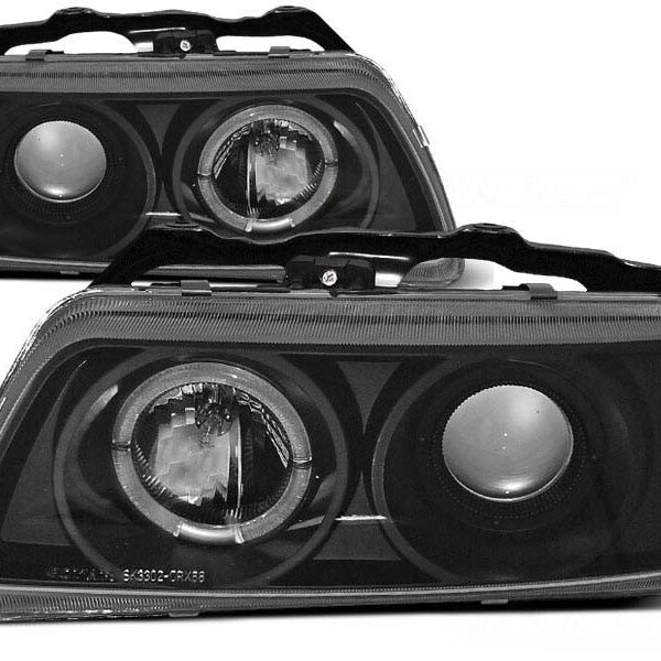 Комплект тунинг фарове за Honda CRX 09.1987-1989 с черна основа , ляв и десен