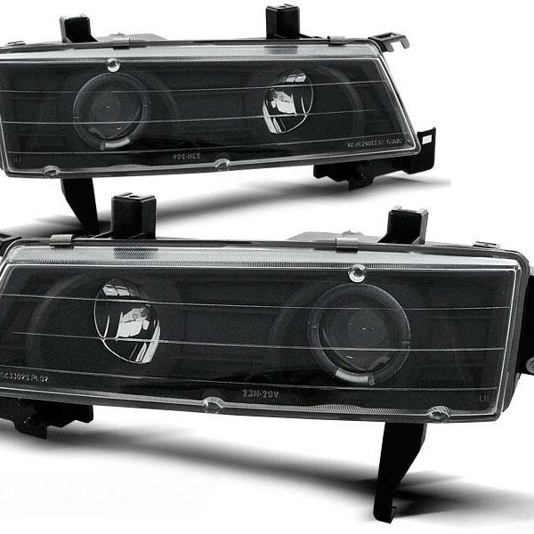 Комплект тунинг фарове за Honda Prelude 02.1992-01.1997 с черна основа , ляв и десен