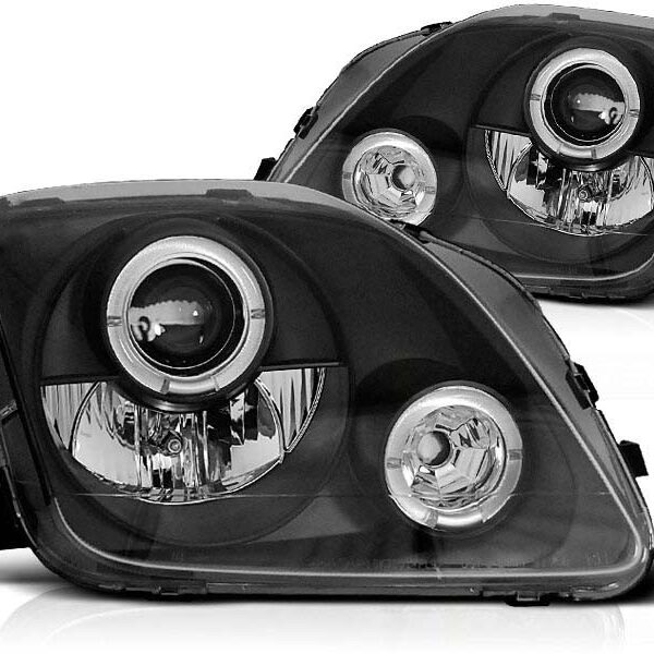 Комплект тунинг фарове за Honda Prelude 02.1997-2001 с черна основа , ляв и десен