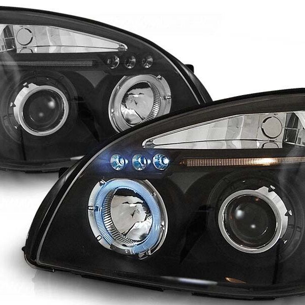 Комплект тунинг фарове за Hyundai Tucson 07.2004-2010 с черна основа , ляв и десен
