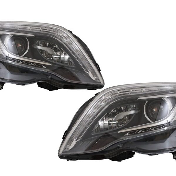 Комплект LED фарове за Mercedes GLK класа X204 2013-2015, ляв и десен