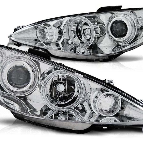 Комплект тунинг фарове за PEUGEOT 206 след 2002 година, ляв и десен