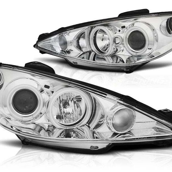 Комплект тунинг фарове за PEUGEOT 206 след 2002 година, ляв и десен