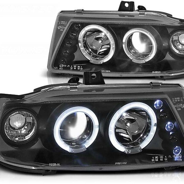 Комплект тунинг фарове за Seat Ibiza, Cordoba, Volkswagen Polo 1993-1999, ляв и десен