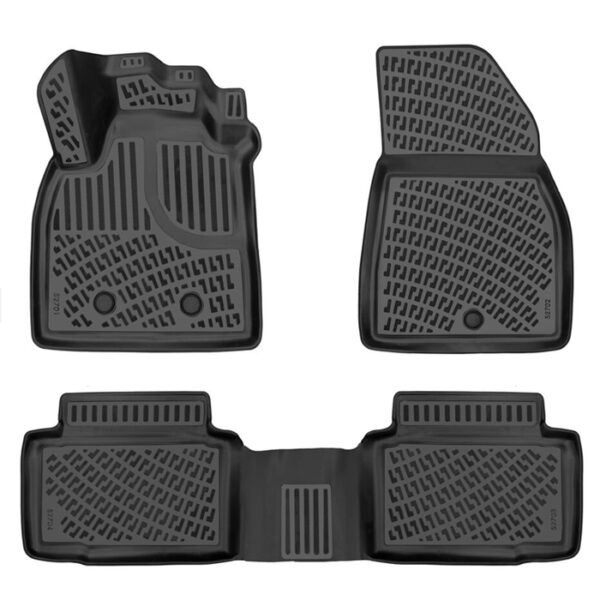 Гумени стелки RizLine съвместими с Dacia Duster 2WD (2024+) | Eco G & E-Tech Full Hybrid