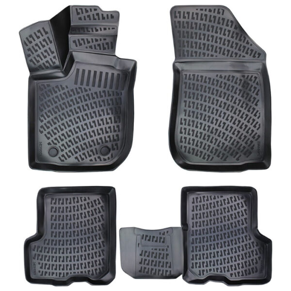 Гумени стелки RizLine съвместими с Dacia Logan 2 седан 12-21