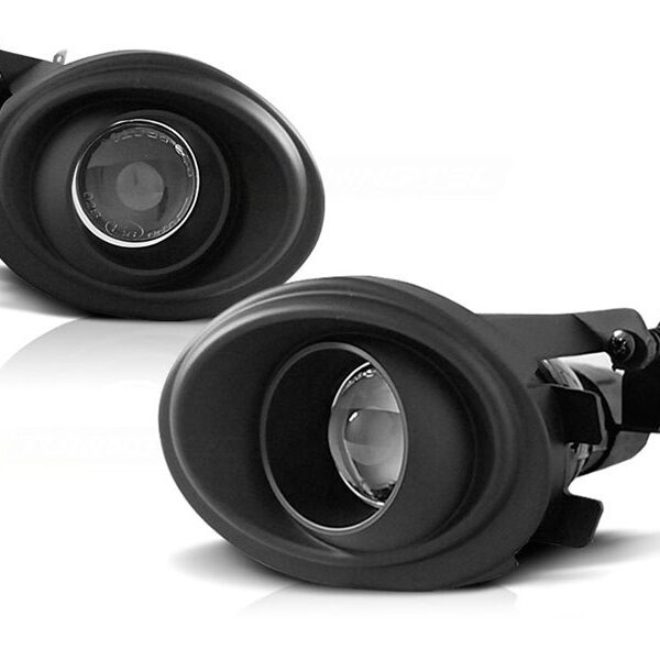 Комплект халогени с лупа тип M technik/M3/M5 за BMW серия 3 E46 1998-2005 седан/купе/комби/BMW серия 5 E39 1995-2003  седан/комби черни, ляв + десен