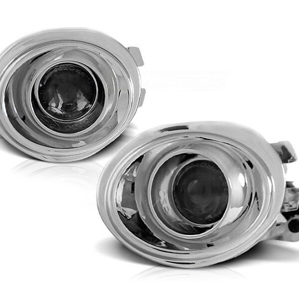 Комплект халогени с лупа тип M technik/M3/M5 за BMW серия 3 E46 1998-2005 седан/купе/комби/BMW серия 5 E39 1995-2003  седан/комби хром, ляв + десен