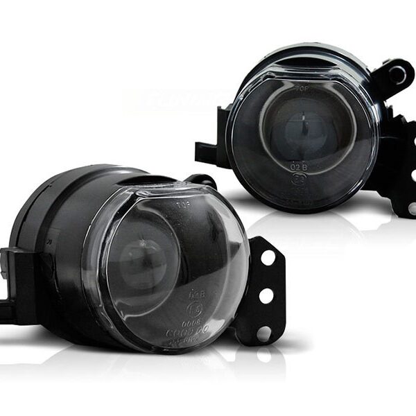 Комплект халогени с лупа тип M technik/M3 за BMW серия 3 E90/E91 2003-2010 черни, ляв + десен